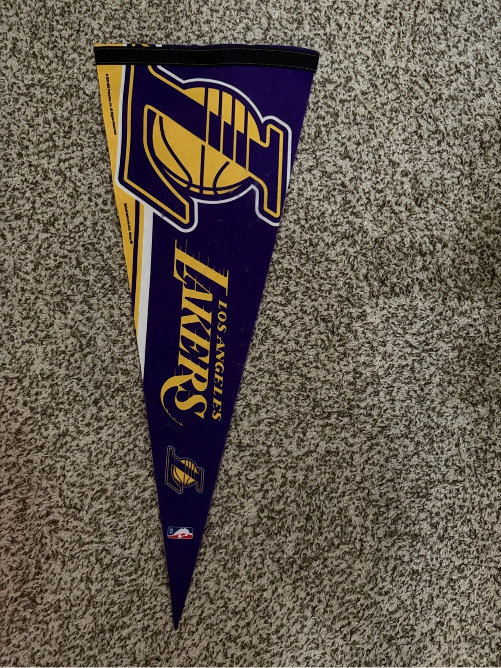 NBA Los Angeles Lakers Purple and Gold Pennant
